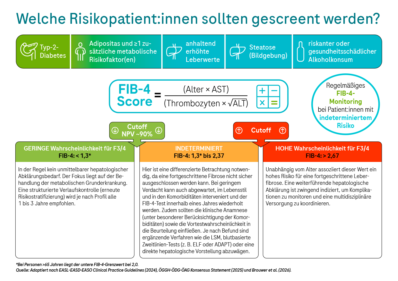FIB-4: Fibrose sicher erkennen oder ausschließen